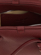 Jacquemus Bordeaux Calfskin Handbag