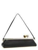 Jacquemus Black Lamb Leather Clutch Bag