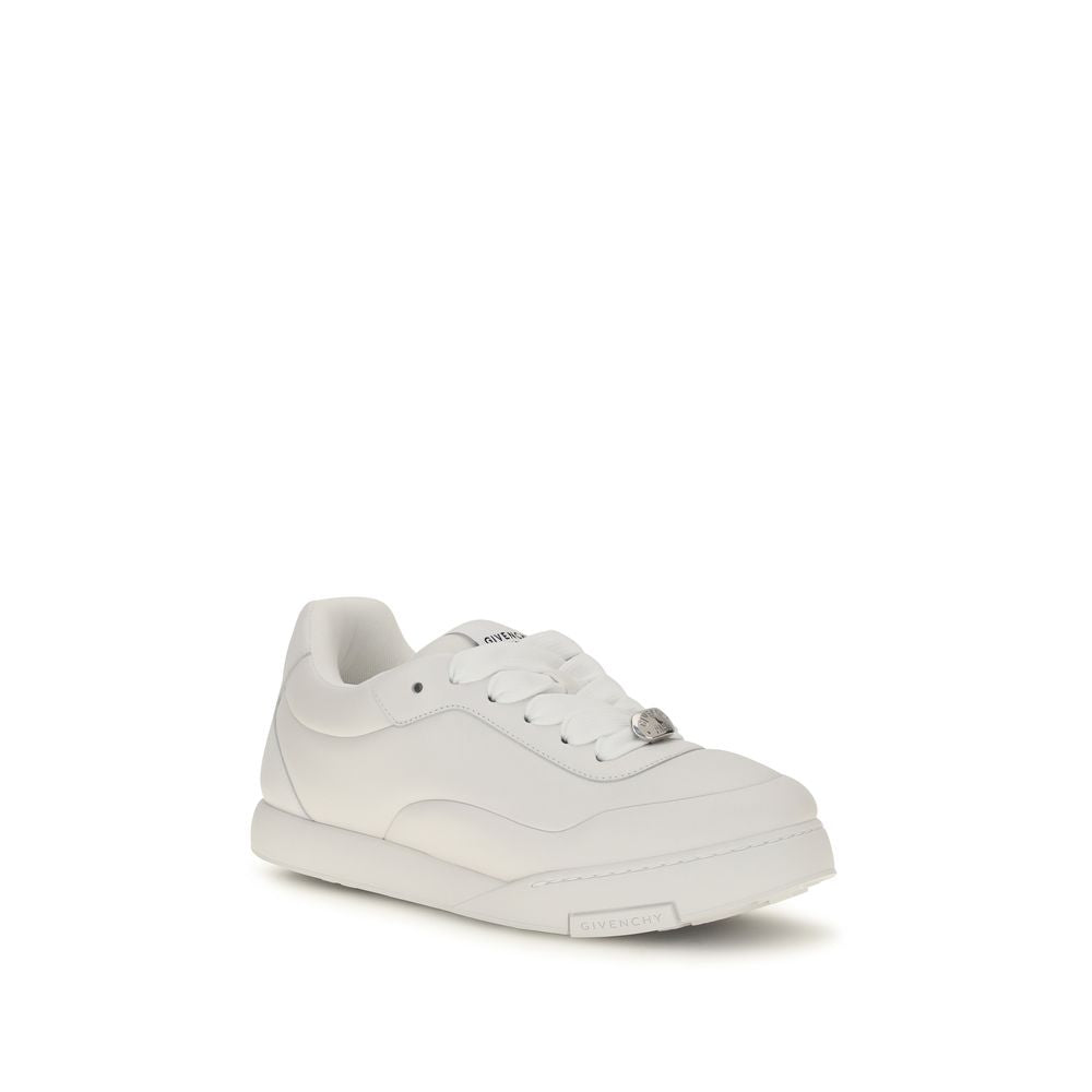 Givenchy White Calf Leather Bos Taurus Sneakers