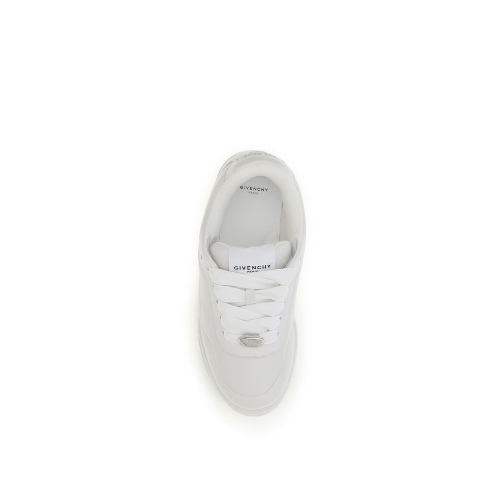 Givenchy White Calf Leather Bos Taurus Sneakers
