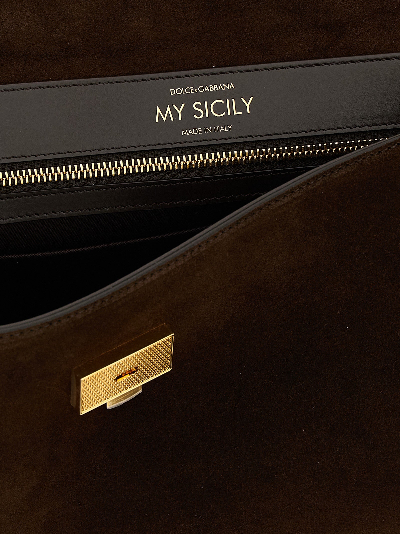 Dolce & Gabbana Brown Calfskin Handbag