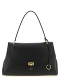 Ferragamo Black Calfskin Shoulder Bag