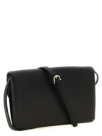 Ferragamo Black Calfskin Clutch Bag