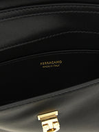Ferragamo Black Calfskin Clutch Bag