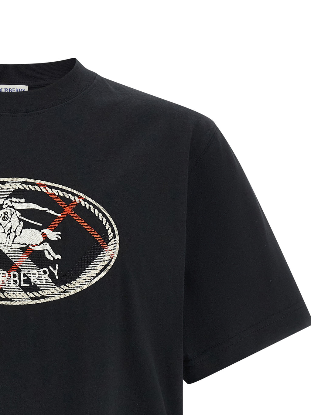 Burberry Black Cotton T-Shirt
