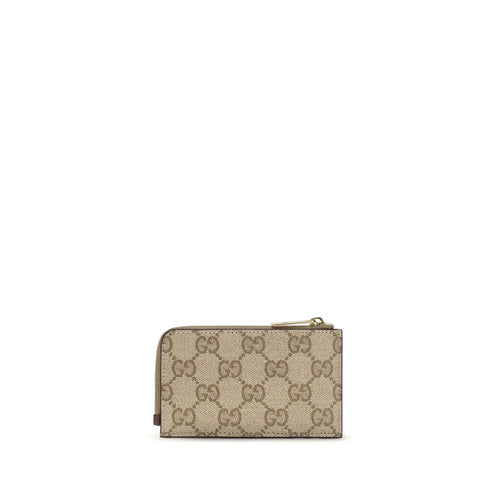 Beige Cotton Wallet