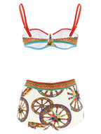 Dolce & Gabbana Multicolor Polyamide Bikini