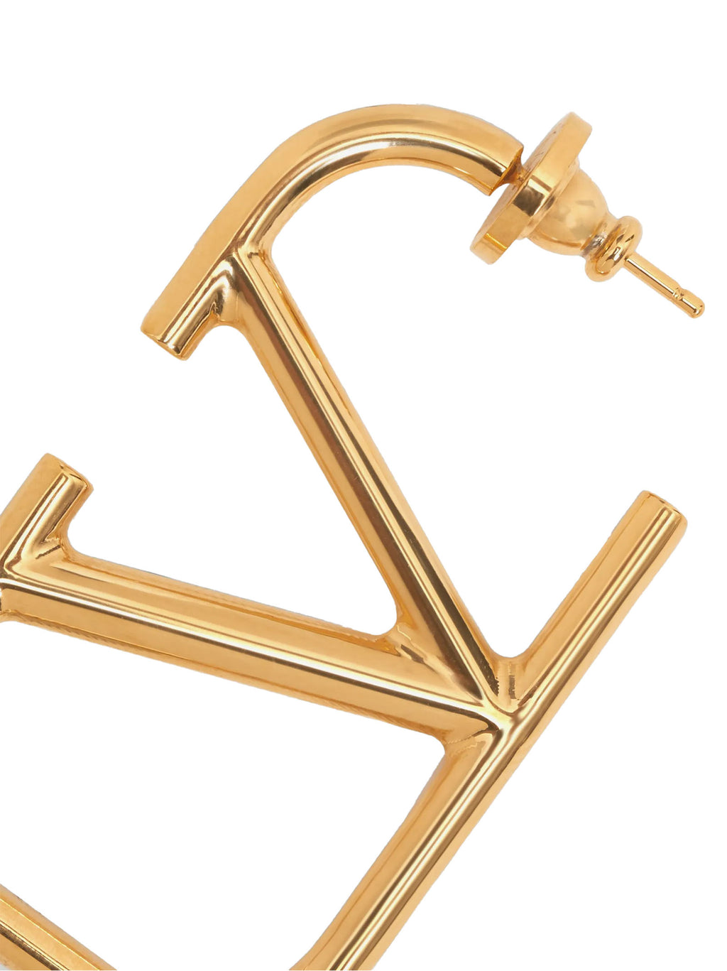 Valentino Garavani Gold Brass Earrings