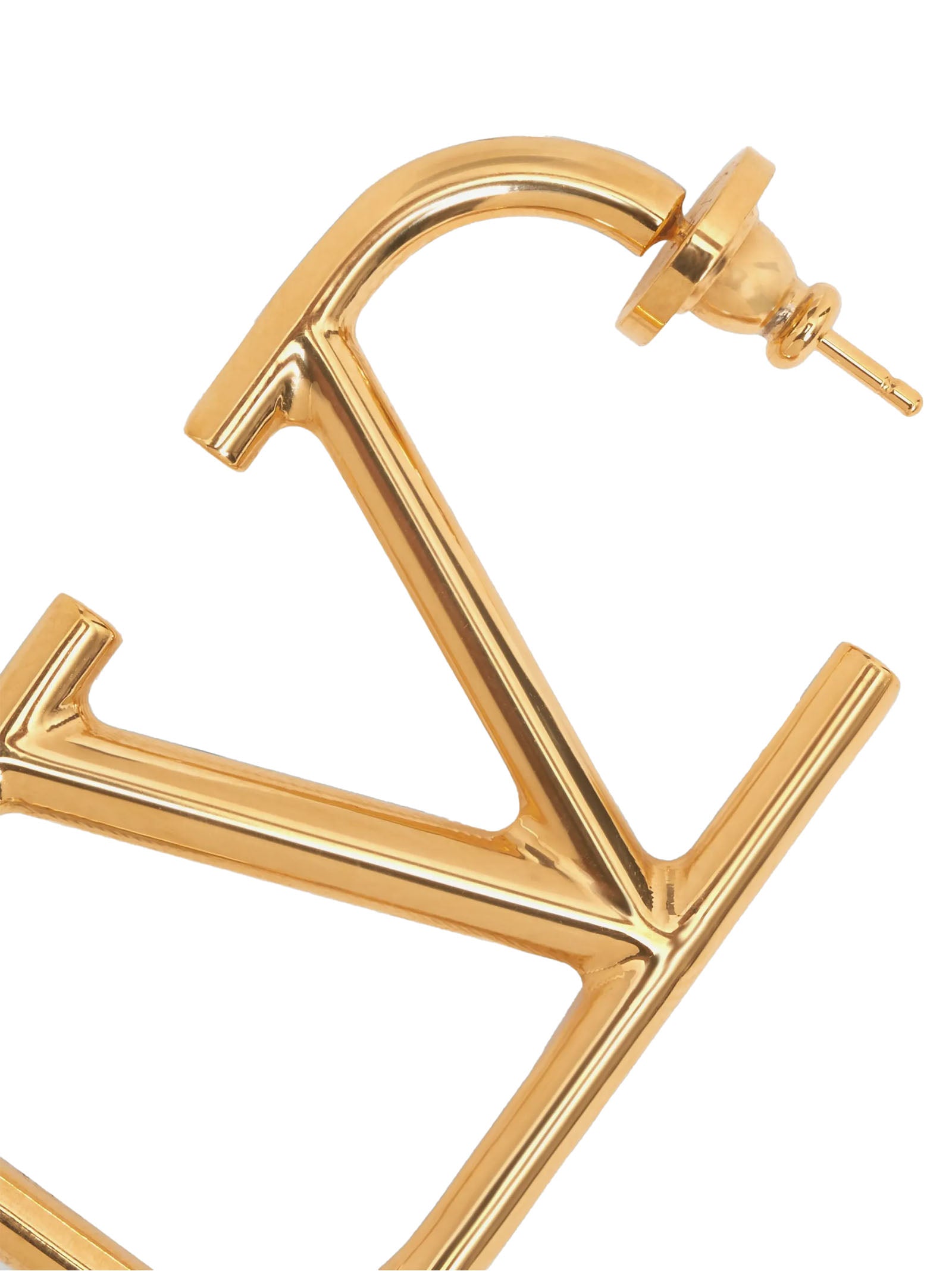 Valentino Garavani Gold Brass Earrings