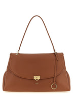 Ferragamo Brown Calfskin Shoulder Bag