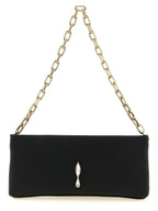 Christian Louboutin Black Elastane Clutch Bag
