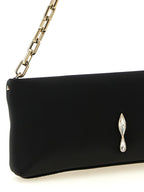 Christian Louboutin Black Elastane Clutch Bag