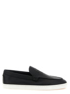 Christian Louboutin Black Calfskin Slip-On Loafers