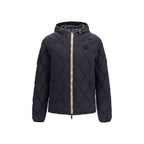 Burberry Black Nylon Full-Length Jacket