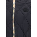 Burberry Black Nylon Full-Length Jacket