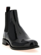 Christian Louboutin Black Calfskin Chelsea Boots