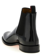 Christian Louboutin Black Calfskin Chelsea Boots