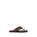 Gucci Black Polyamide Flip-Flop Sandals