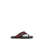 Gucci Black Polyamide Flip-Flop Sandals