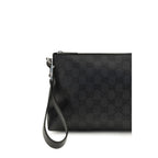 Gucci Black Cotton Clutch Bag