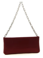 Christian Louboutin Bordeaux Elastane Clutch Bag