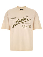 Amiri Beige Cotton T-Shirt