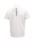 Balmain White Cotton T-Shirt