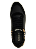 Burberry Black Calfskin Low Top Sneakers