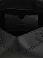Balmain Black Calfskin Shoulder Bag