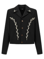 Amiri Black Polyester Full-Length Jacket