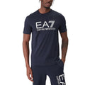 EA7 Emporio Armani Blue Cotton Sportswear