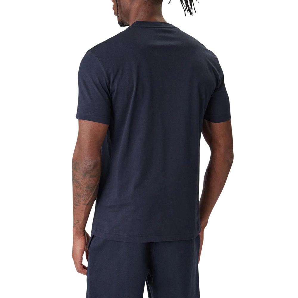 EA7 Emporio Armani Blue Cotton Sportswear