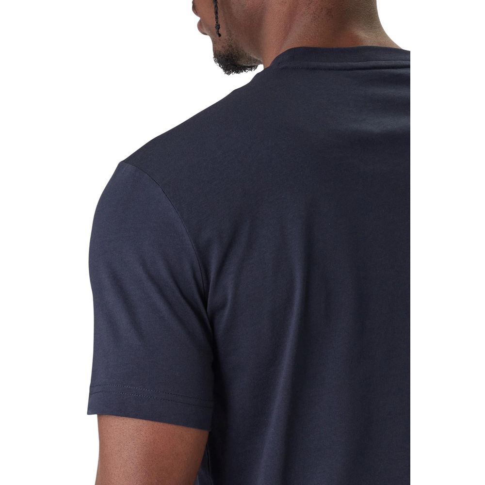 EA7 Emporio Armani Blue Cotton Sportswear