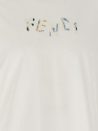 Fendi White Cotton T-Shirt