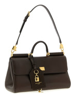Dolce & Gabbana Brown Calfskin Crossbody Bag