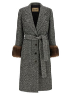 Valentino Garavani Bicolor Virgin Wool Coat