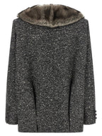 Valentino Garavani Bicolor Virgin Wool Coat