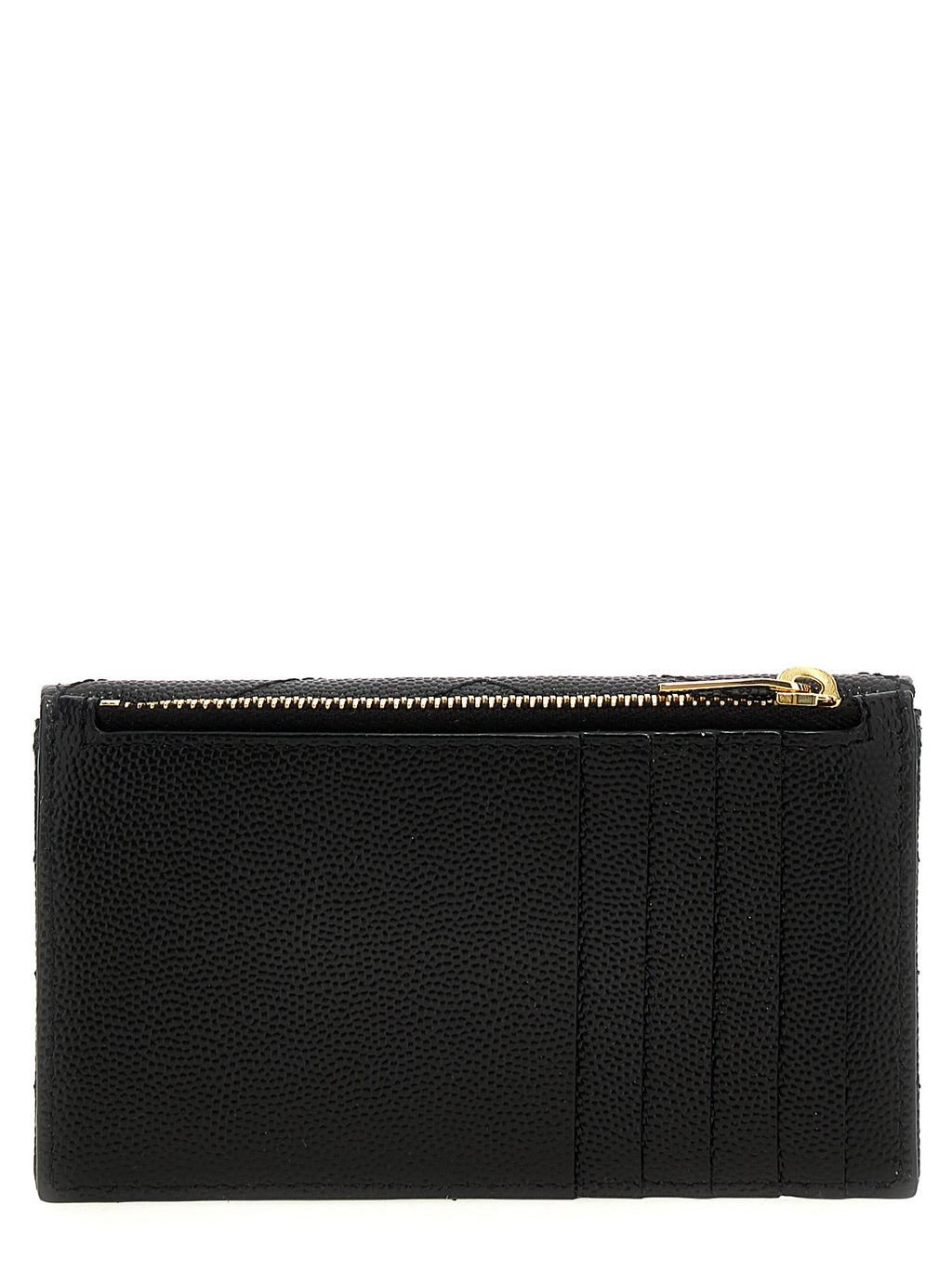 Saint Laurent Black Calfskin Cardholder