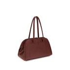 Jacquemus Bordeaux Calf Leather Bos Taurus Shoulder Bag