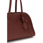 Jacquemus Bordeaux Calf Leather Bos Taurus Shoulder Bag