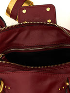 Chloé Bordeaux Buffalo Leather Shoulder Bag