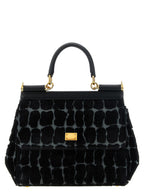 Dolce & Gabbana Black Cotton Handbag