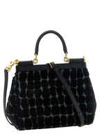 Dolce & Gabbana Black Cotton Handbag