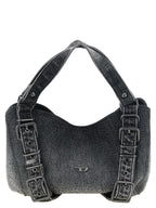 Diesel Black Cotton Handbag