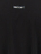 Dolce & Gabbana Black Cotton T-Shirt