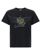 Diesel Black Cotton T-Shirt