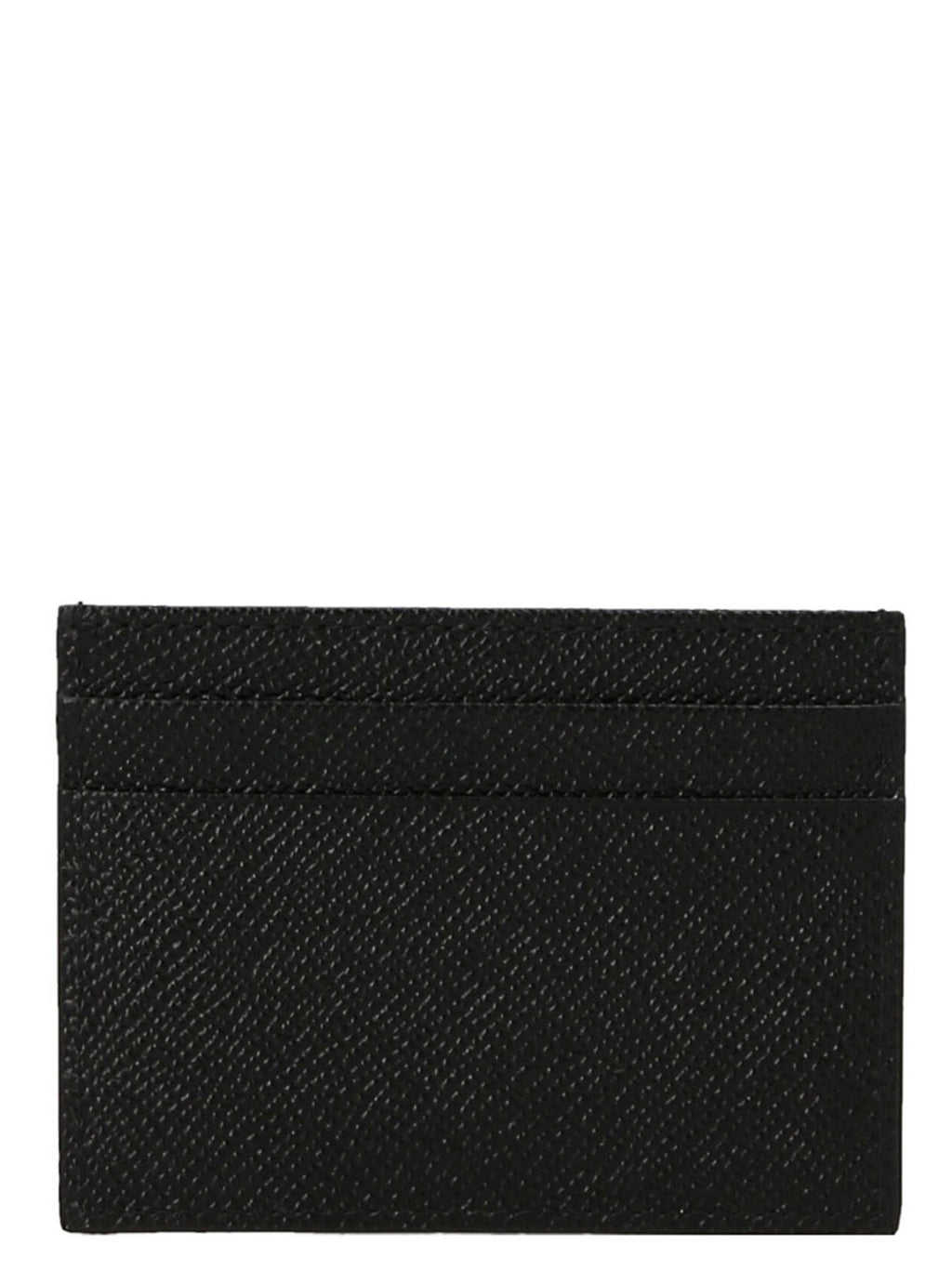 Dolce & Gabbana Black Calfskin Cardholder