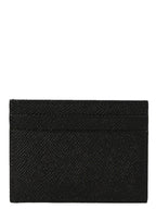 Dolce & Gabbana Black Calfskin Cardholder