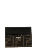 Fendi Brown Calfskin Cardholder