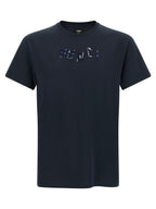 Fendi Blue Cotton T-Shirt